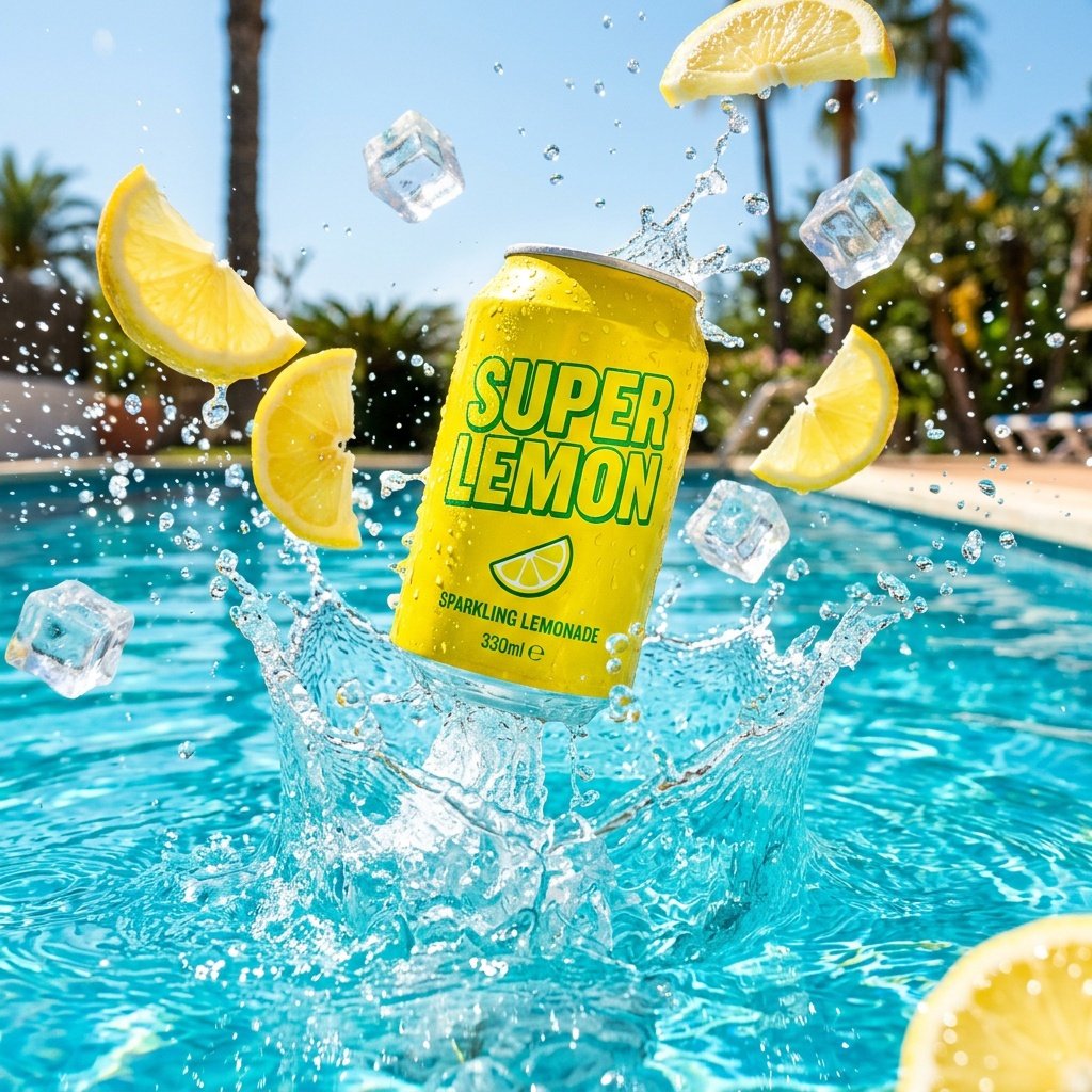 Super Lemon, producto ficticio generado con IA