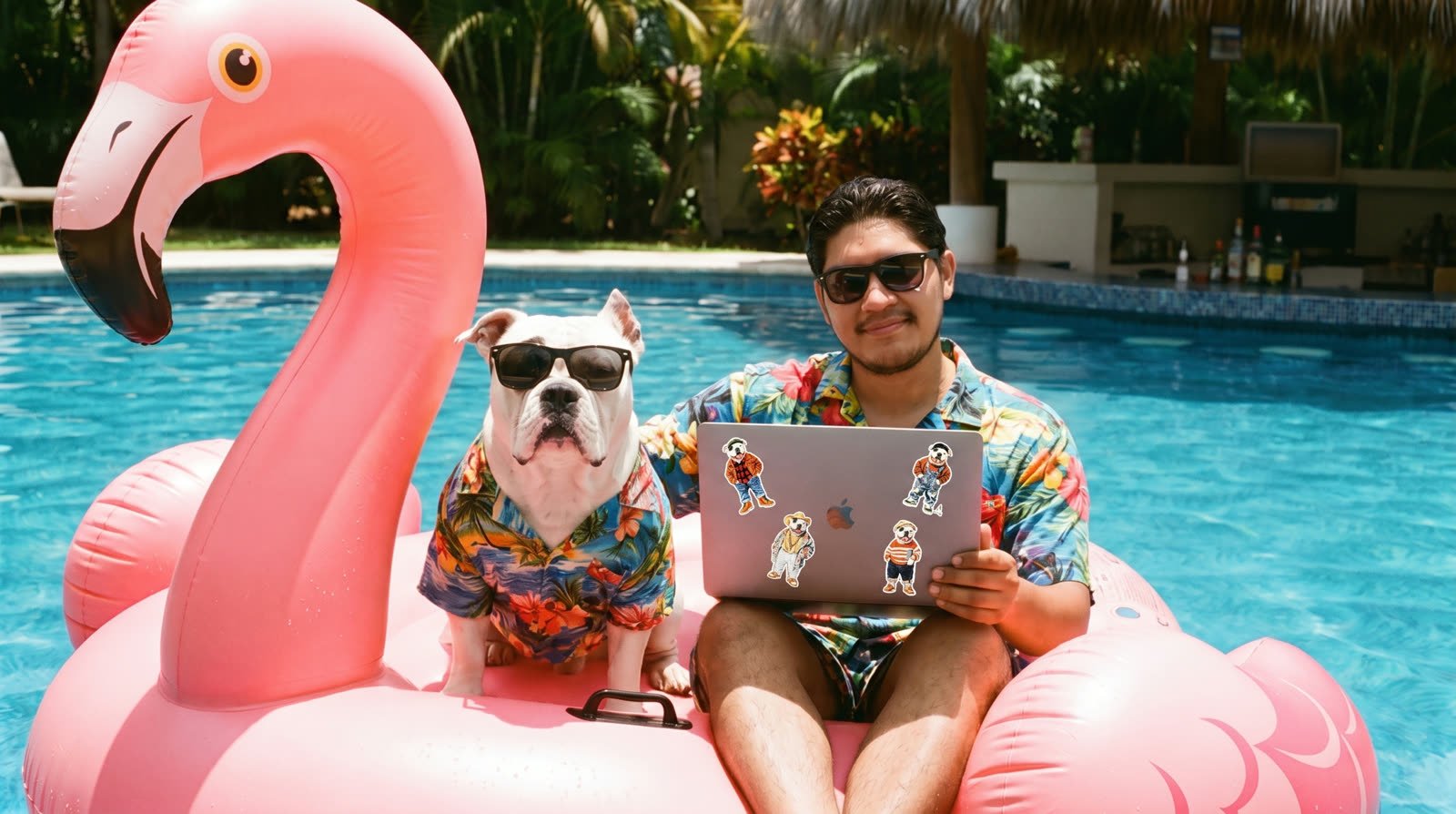 Roco y Gordon en el Workshop de verano
